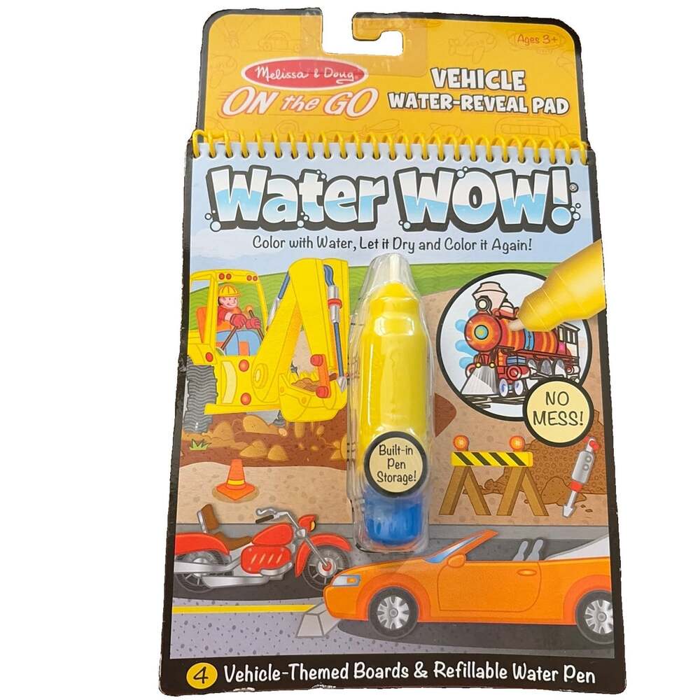 Melissa & Doug On the Go Water Wow - Vehicle Water Reveal Pad - new - unused
